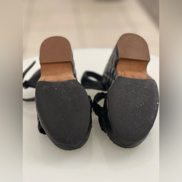 CHANEL PLATFORM SANDALS 38 Sz. - Picture 12 of 16